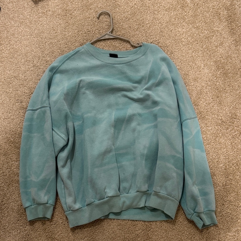 PacSun Teal Crewneck Sweater